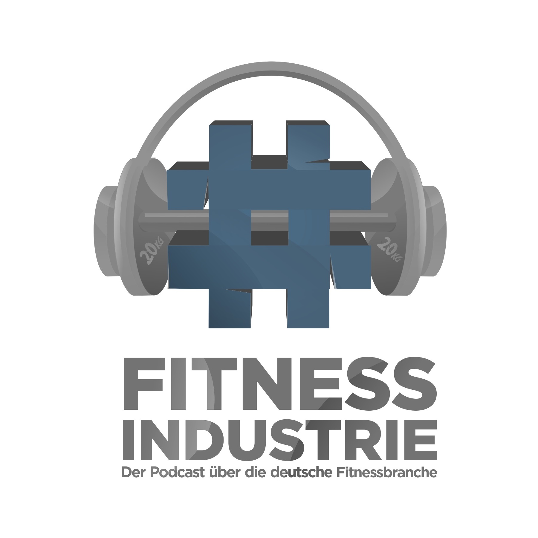  Hashtag Fitnessindustrie Logo